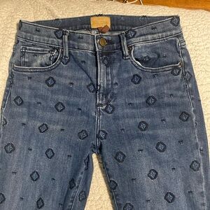 Driftwood geometric Jeans! Really super cute!! Size 26’ they do have stretch.